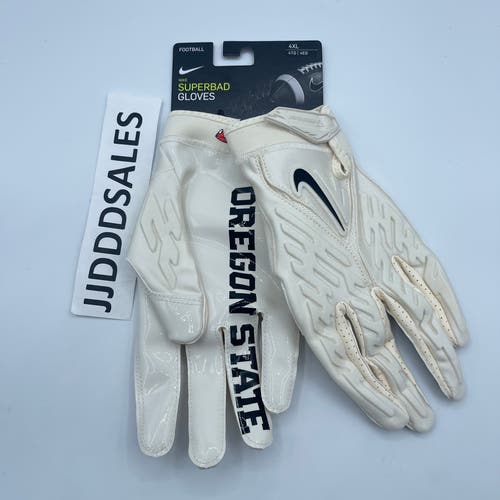 Nike Superbad 6.0 Oregon State Beavers PE Football Gloves DX6900-138 Men’s 4XL  New