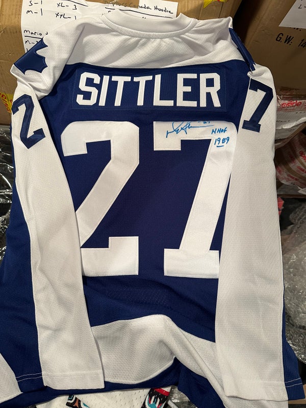 Darryl Sittler Toronto Maple Leafs Signed Jersey with COA
