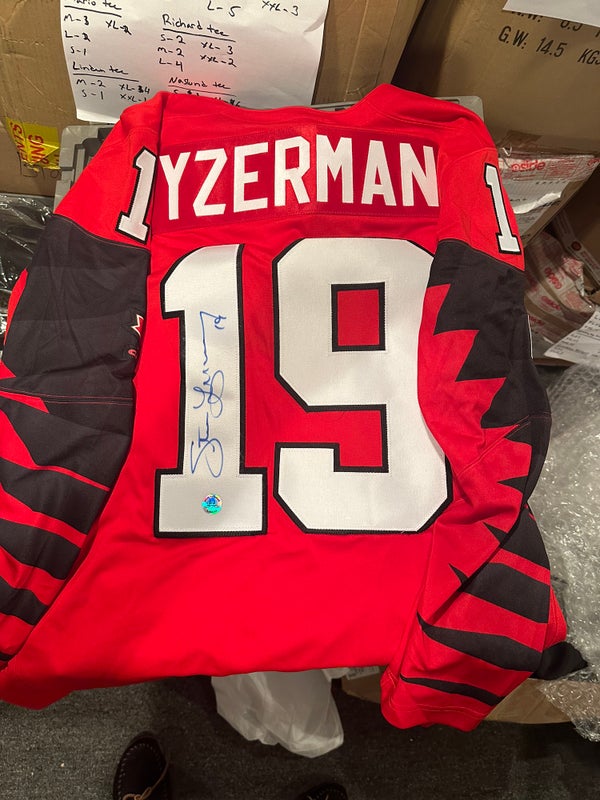 Steve Yzerman Team Canada Signed Jersey with COA