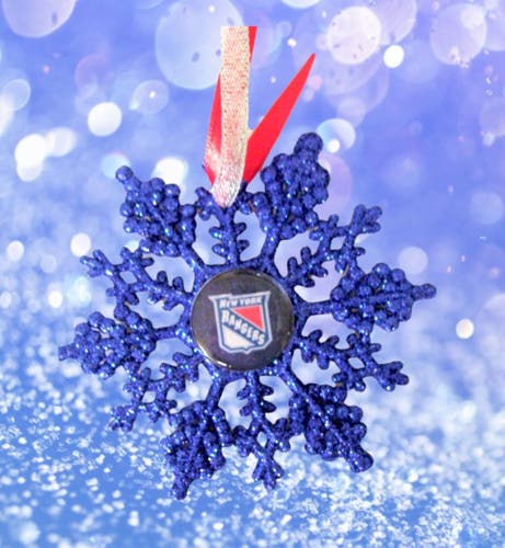New York RANGERS Hockey Snowflake