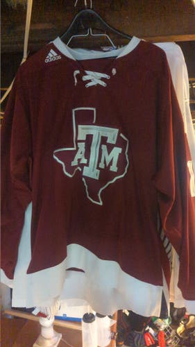 Used Large Men's Texas A&M Adidas Jersey