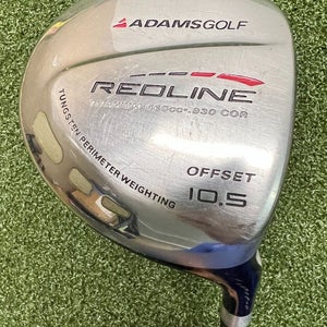 Adams Redline 10.5* Offset Titanium Driver / Stiff Graphite / NEW GRIP / sa8198