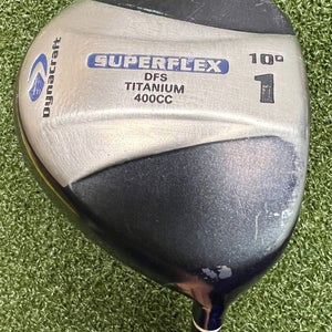 Dynacraft 400cc Titanium 10* Driver Proforce Regular Graphite / NEW GRIP /sa8199