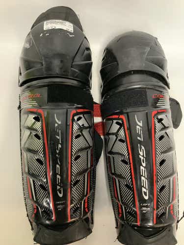 Used Ccm Jetspeed Control 14" Hockey Shin Guards