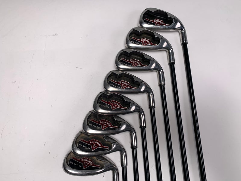 Callaway 2006 Big Bertha Iron Set 4-PW+SW 75g Regular Graphite Mens RH