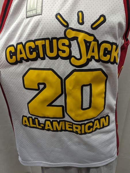 Cactus Jack McDonalds All American Texas Invatational Jersey Travis Scott L