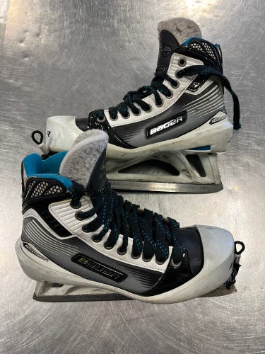 Used Bauer Regular Width Size 7 Reactor 6000 Hockey Goalie Skates