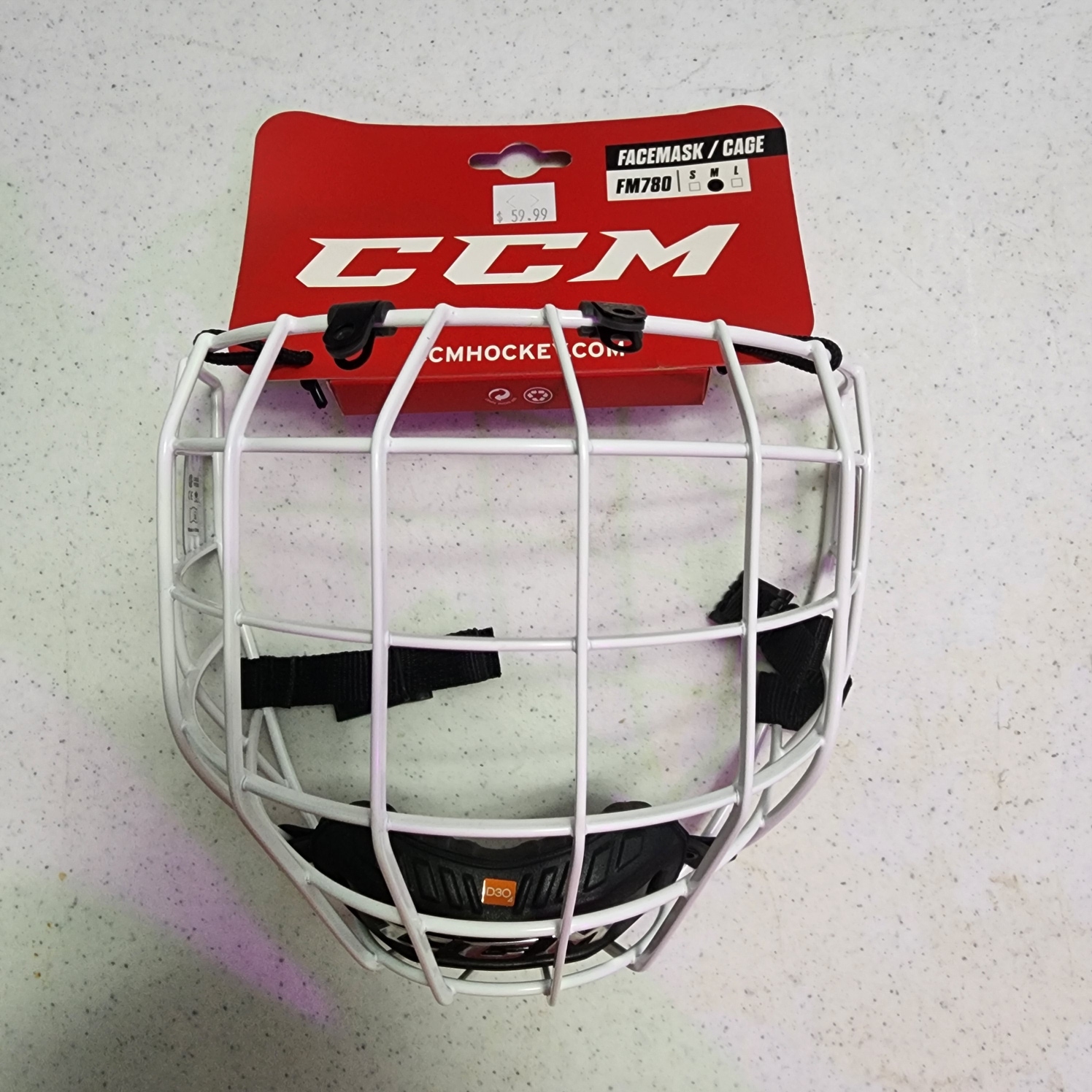 New Medium CCM FM780 Full Cage - White