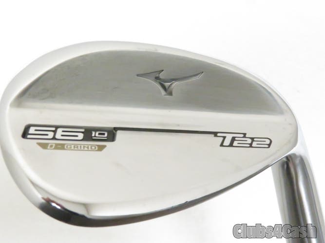 Mizuno T22 Wedge Chrome D Grind Dynamic Gold Tour Issue S400  56° 10 SAND