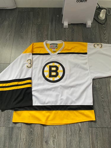 Boston Bruins Goalie Cut Adult Unisex CCM Jersey
