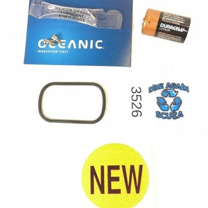 Oceanic DataMask, Aeris CompuMask Computer Battery Kit + Screws ORing Scuba Dive