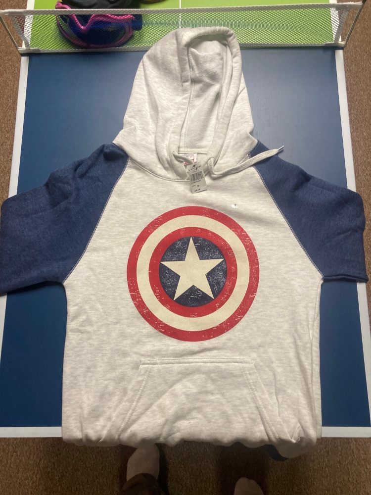 Captain America Hoodie- Adult Small- BN