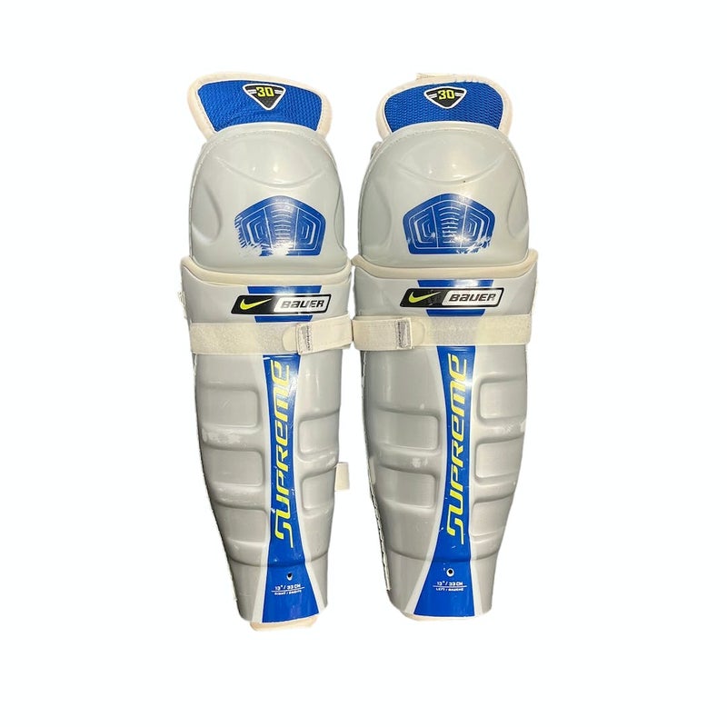 Used Bauer Nike Bauer Supreme 13" Hockey Shin Guards SidelineSwap