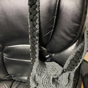 Satchel (black n grey) - New