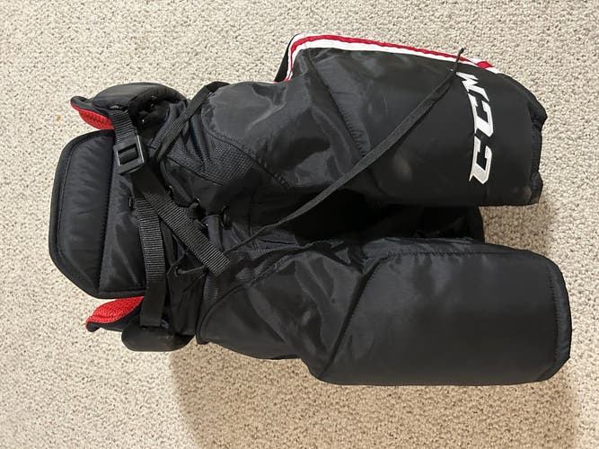 Chicago Blackhawks Senior Used Large CCM HP45 Hockey Pants Pro Stock Great condition