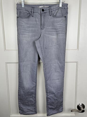 Athleta Sculptek Skinny Jeans Kenai Gray Denim Stretch 28" Womens Size 6