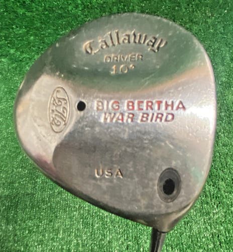 Callaway Big Bertha War Bird Driver 10 Degrees New Grip RH Regular Graphite 44"