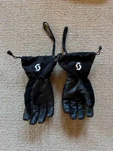 Black Used Small Men's Scott Ski Gloves