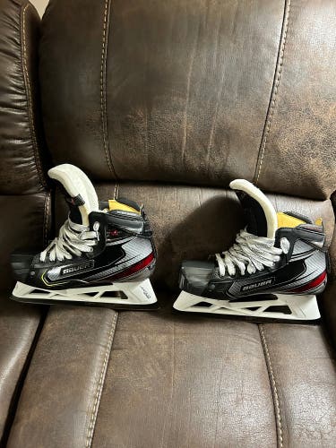 Used Bauer Regular Width Size 9 Vapor 2X Pro Hockey Goalie Skates