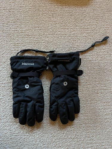 Black Used Large Men's Marmot Gloves