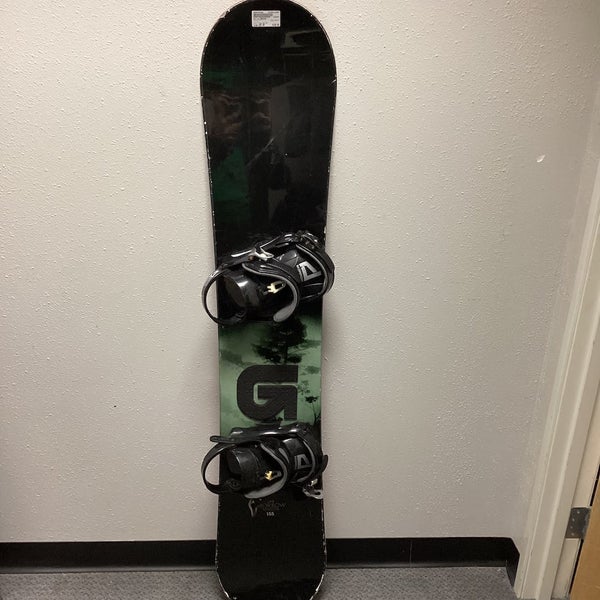 Used Morrow Master 155 Cm Men's Snowboard Combo