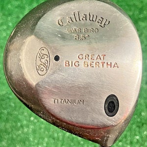 Callaway Driver Great Big Bertha War Bird Ti 8.5 Degrees RH UL Firm Graphite 45"