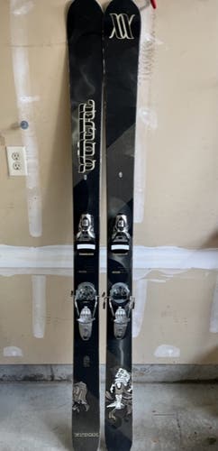 Used Men's 2012 Volkl 178 cm All Mountain Gotama Skis With Bindings Max Din 14