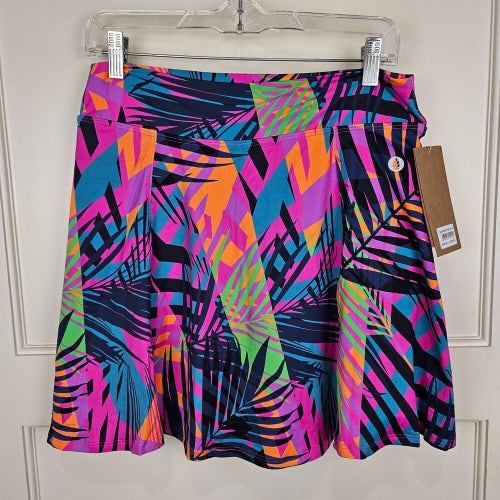 Dona Jo Womens Kelaya Skirt Skort Multicolor Casual Tennis Golf Beach Size 2L