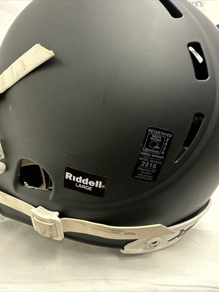 XENITH X2 2016  Adult Matte Black Football Helmet With Chin Strap Large