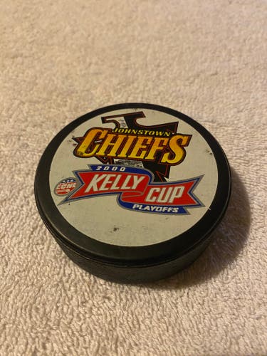 Johnstown Chiefs ECHL Kelly Cup Playoffs Hockey Puck