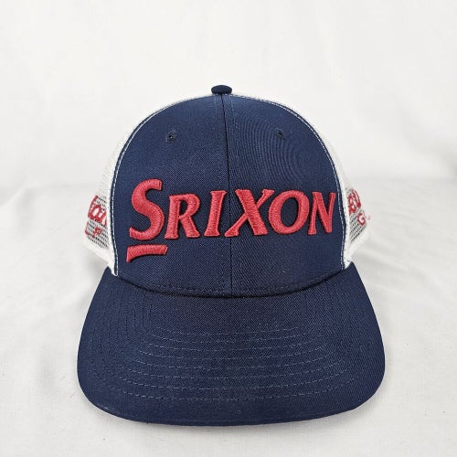 Srixon 2022 Tour Original Trucker Mesh SnapBack Hat Cleveland Golf Red White Blu