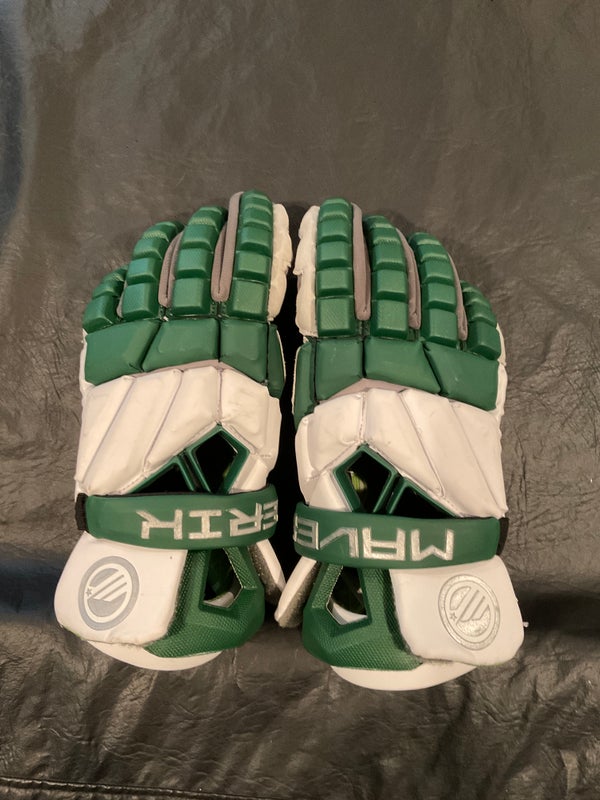 Used Maverik Max Lacrosse Gloves Extra Large