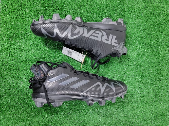 Brand New Size 13 adidas Freak Spark Mid "Core Black" Men's Football Cleat