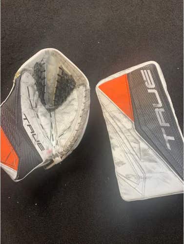 Used Regular Pro Stock True Goalie Gloves