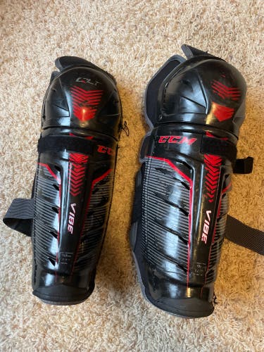 Used CCM 12"  Jetspeed Vibe Shin Pads