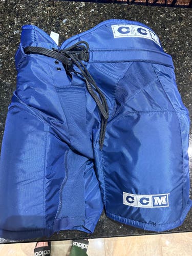 Senior New Navy XL CCM 1052 Hockey Pants Pro Stock