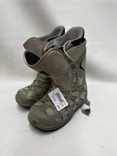Used Burton Grey Senior 10.5 Men's Snowboard Boots