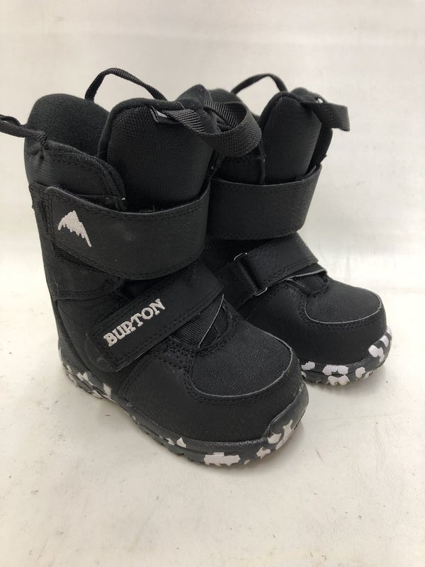 Used Burton Mini Grom Youth 10.0 Boys' Snowboard Boots
