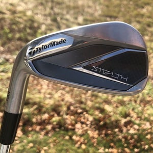 TaylorMade Stealth 7 Iron, Stiff Steel, Lefty, 1UP, Authentic Demo/Fitting
