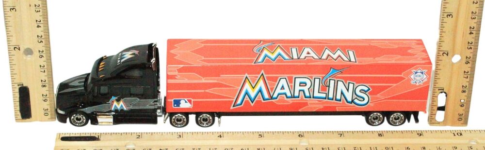 Vintage Logo Miami Marlins MLB Baseball - 1:80 Diecast Truck Toy Vehicle 2012
