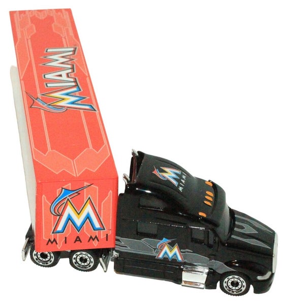 Vintage Logo Miami Marlins MLB Baseball - 1:80 Diecast Truck Toy Vehicle 2012