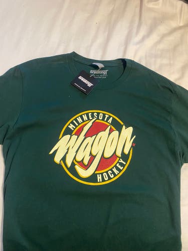 New Minnesota Wild Men's Shirt *WAGON EDITION*
