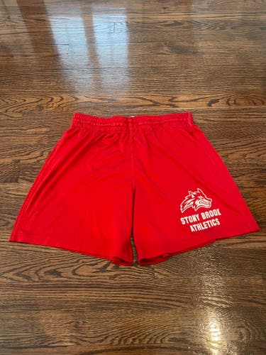 Red Medium Women's Stony Brook Lacrosse Shorts