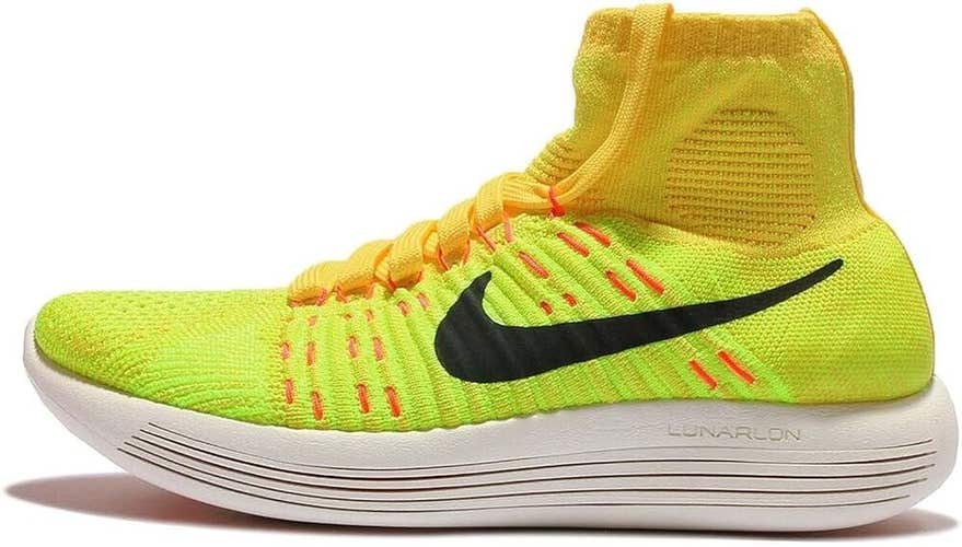 Nike Women's Lunarepic Flyknit Basketball Shoes - Yellow Strike - 6 - MSRP $175