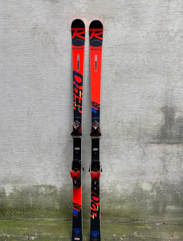 NEW 2022 Rossignol Hero Athlete GS R22 170 Skis w/ Look SPX 12 Bindings