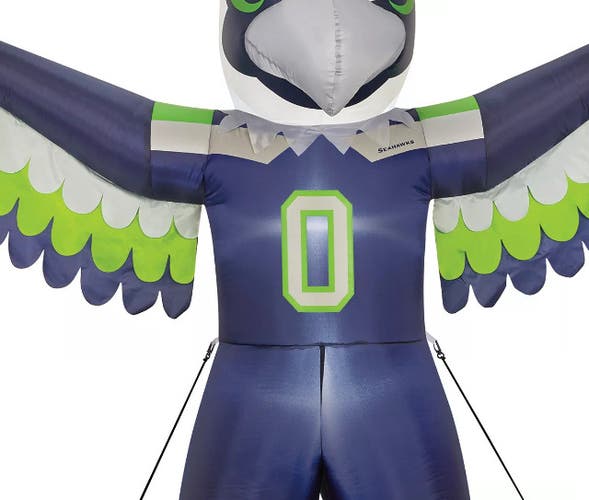 NEW Seattle Seahawks NFL 7' Tall Indoor/Outdoor Yard Inflatable