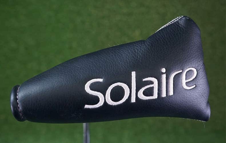 SOLAIRE LADIES BLADE WOMEN'S PUTTER HEADCOVER, PINK LINE ~ L@@K!!