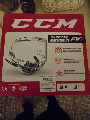 New CCM full face visor