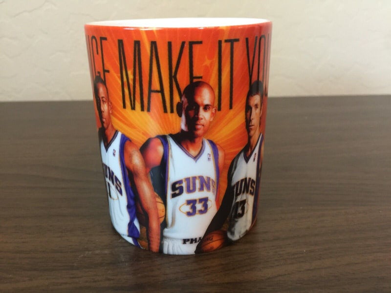 Phoenix Suns NBA BASKETBALL SUPER AWESOME PLANET ORANGE Coffee Cup Mug!