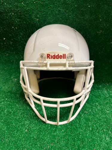 Adult Medium - Riddell Speed Football Helmet - White